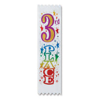 Beistle 3rd Place Value Pack Ribbons (10/Pkg)