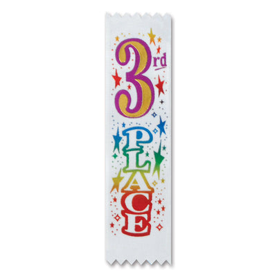 Beistle 3rd Place Value Pack Ribbons (10/Pkg)