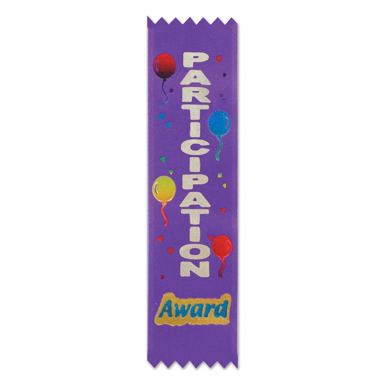 Beistle Participation Award Value Pack Ribbons (10/Pkg)