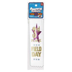 Field Day 3rd Place Value Pack Ribbons (Case of 30)