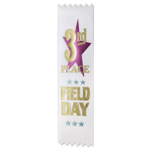 Beistle Field Day 3rd Place Value Pack Ribbons