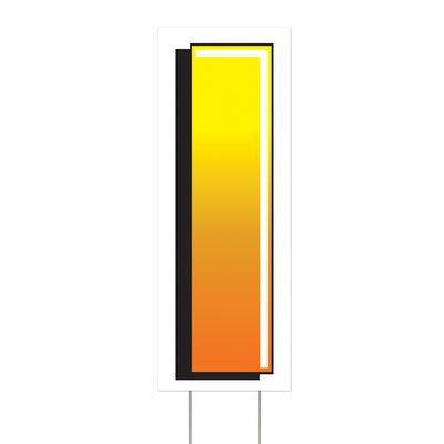 Beistle Plastic I Party Yard Sign